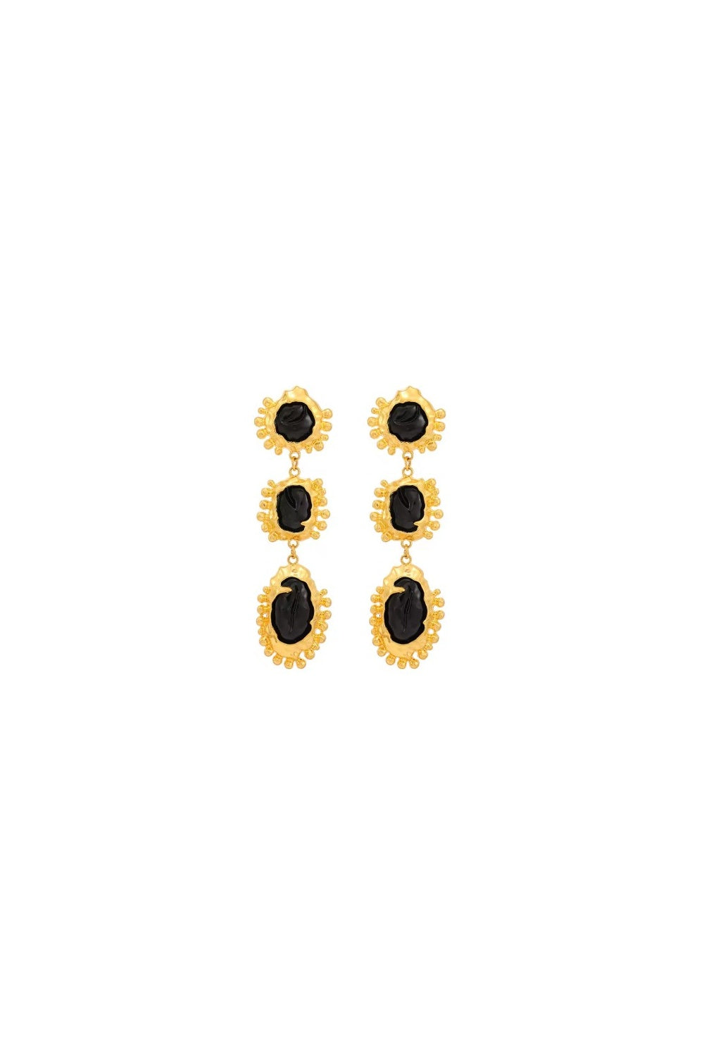 TRINNY EARRINGS BLACK