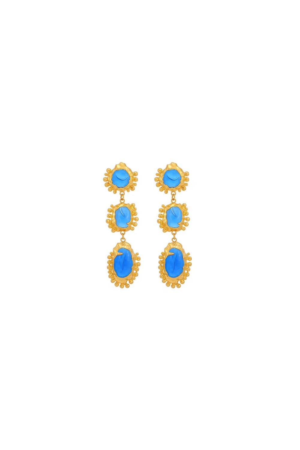 TRINNY EARRINGS BLUE