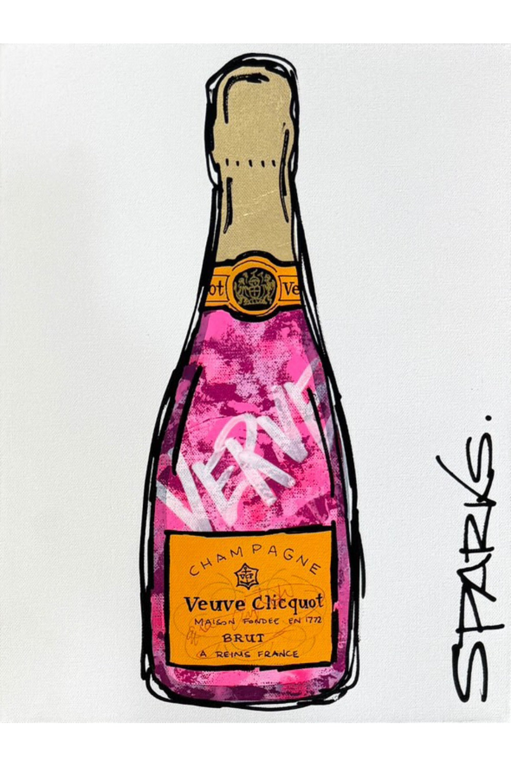 MICHELLE SPARKS MINI VEUVE VERVE PINK #1