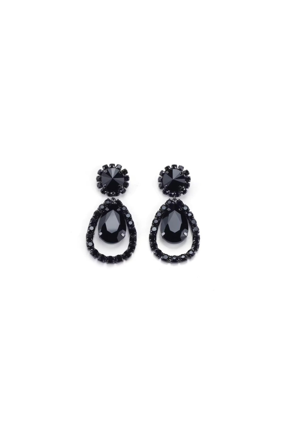 VIRGINIA EARRINGS BLACK