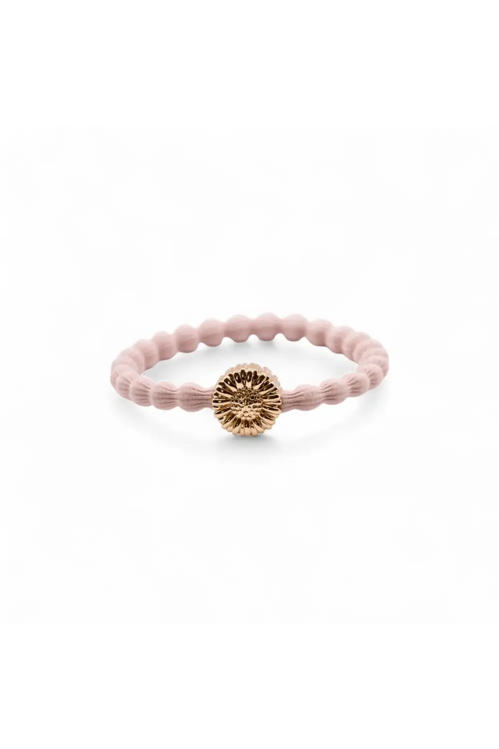 WAVE DAISY HAIR TIE LIGHT PINK