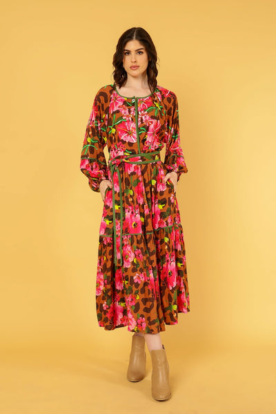 WILD ROSE MAXI DRESS