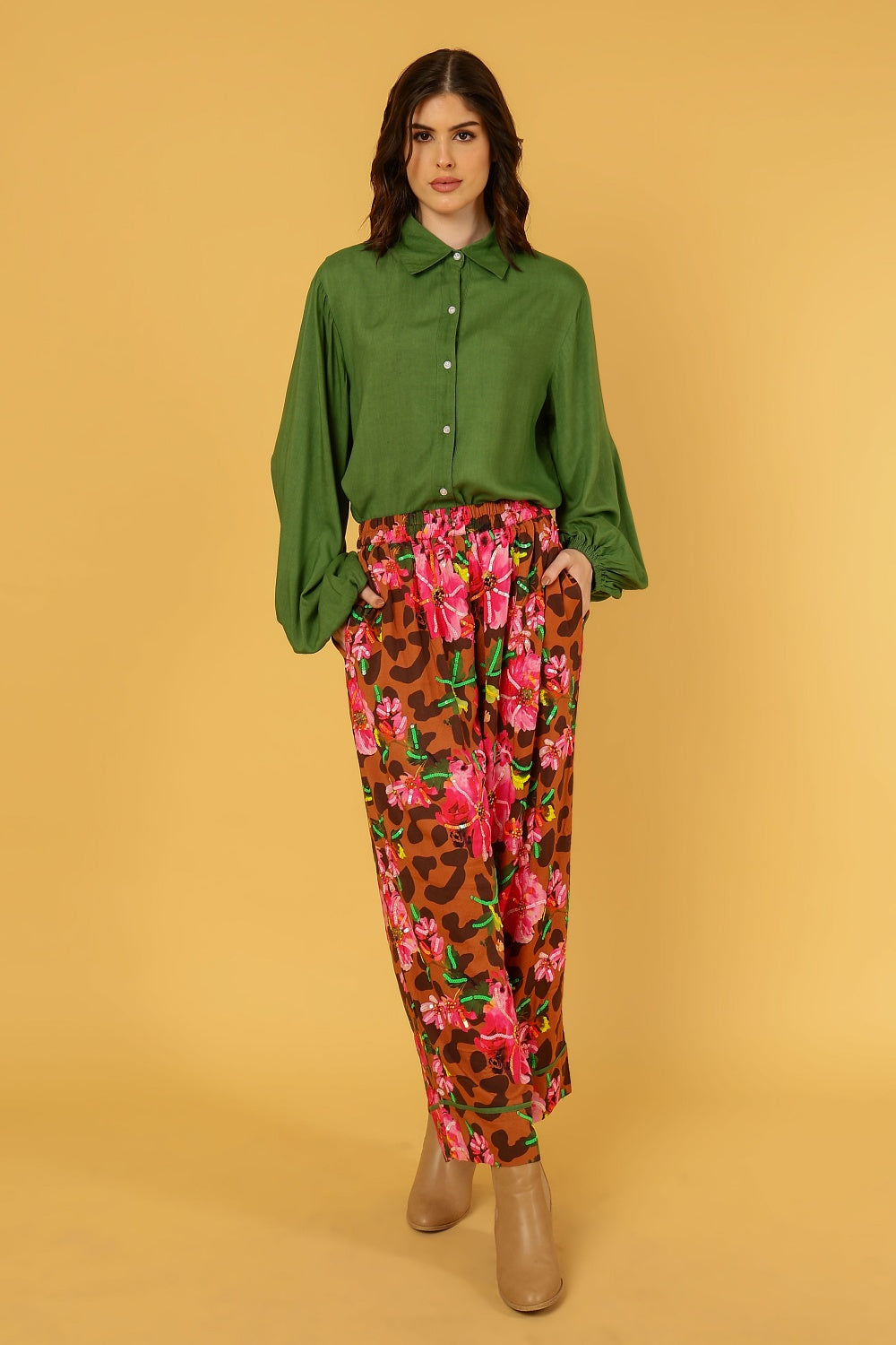 WILD ROSE PALAZZO PANTS