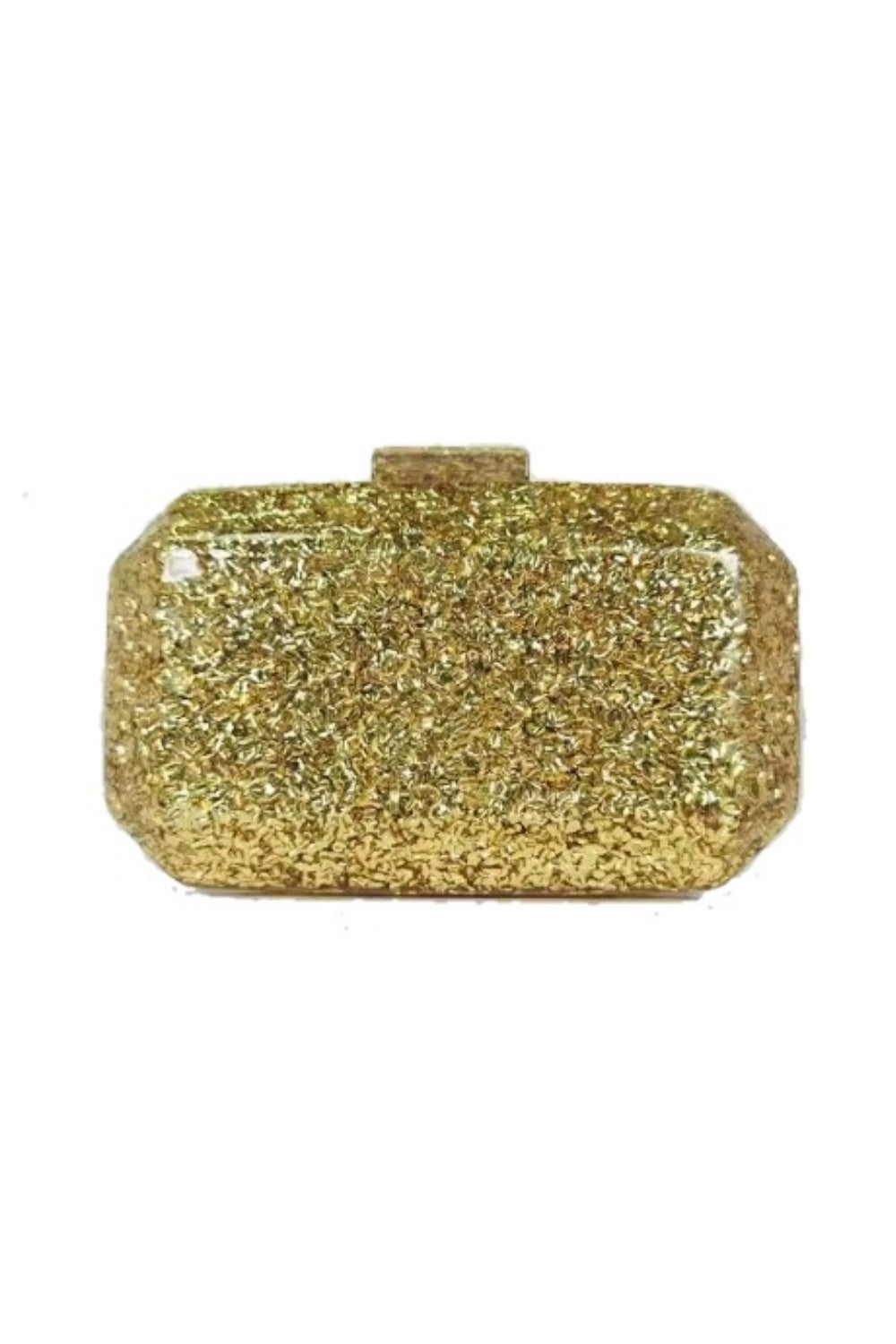 YOU'RE A GEM CLUTCH GOLD GLITTER