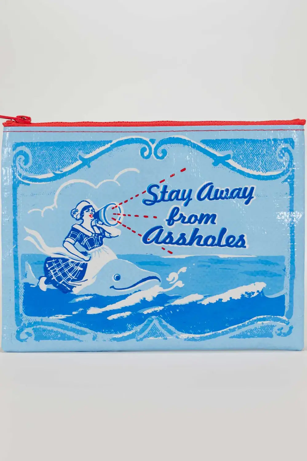 STAY AWAY FROM ASSHOLES ZIP POUCH