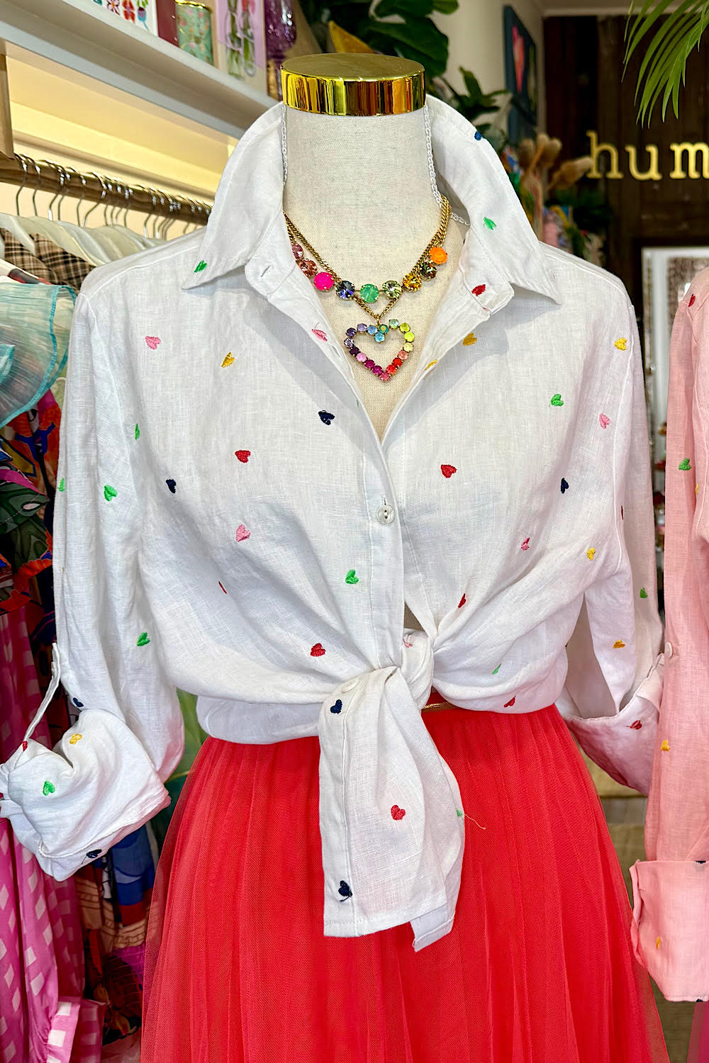 ALL THE LOVERS SHIRT WHITE