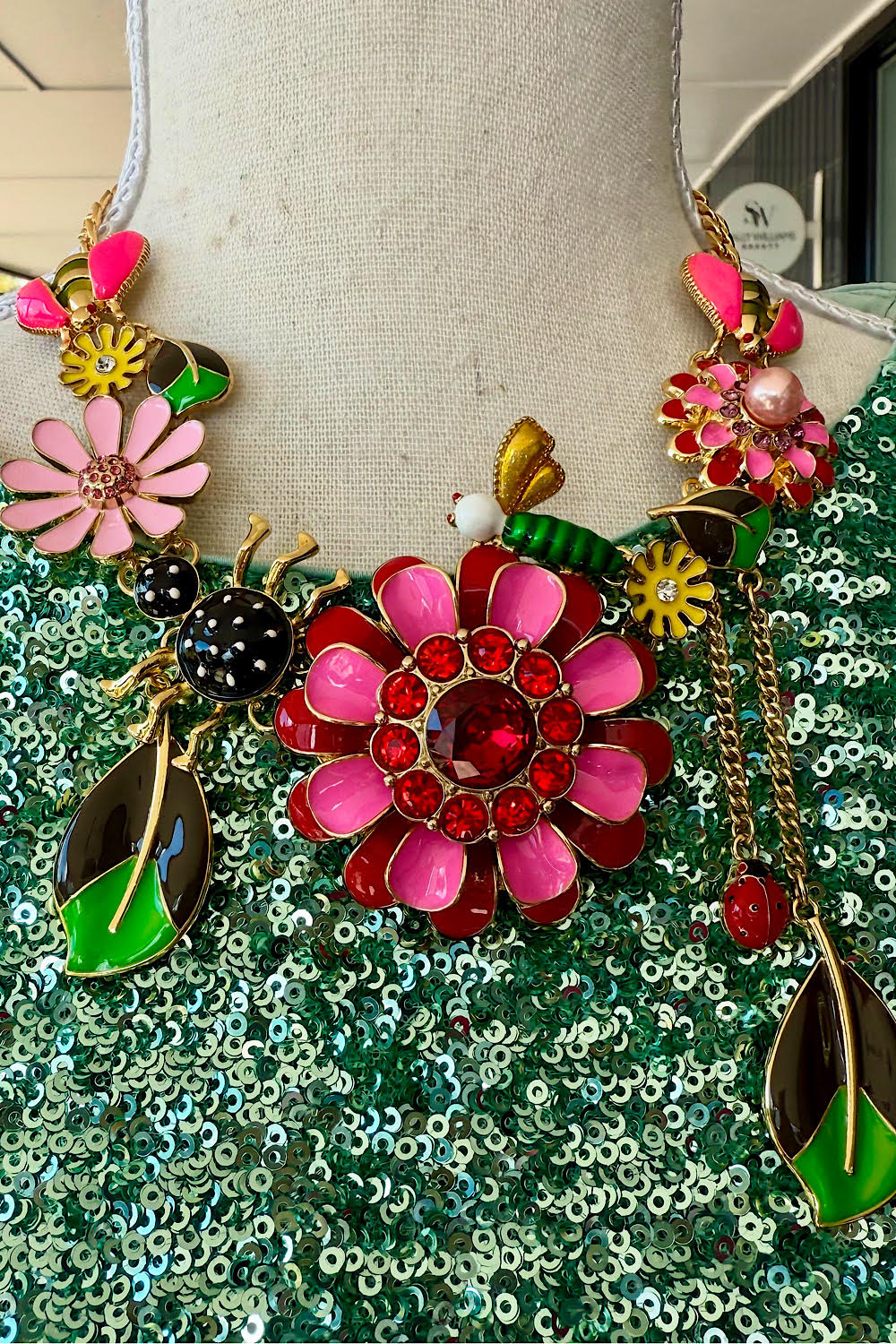 BIRDS & THE BEES NECKLACE