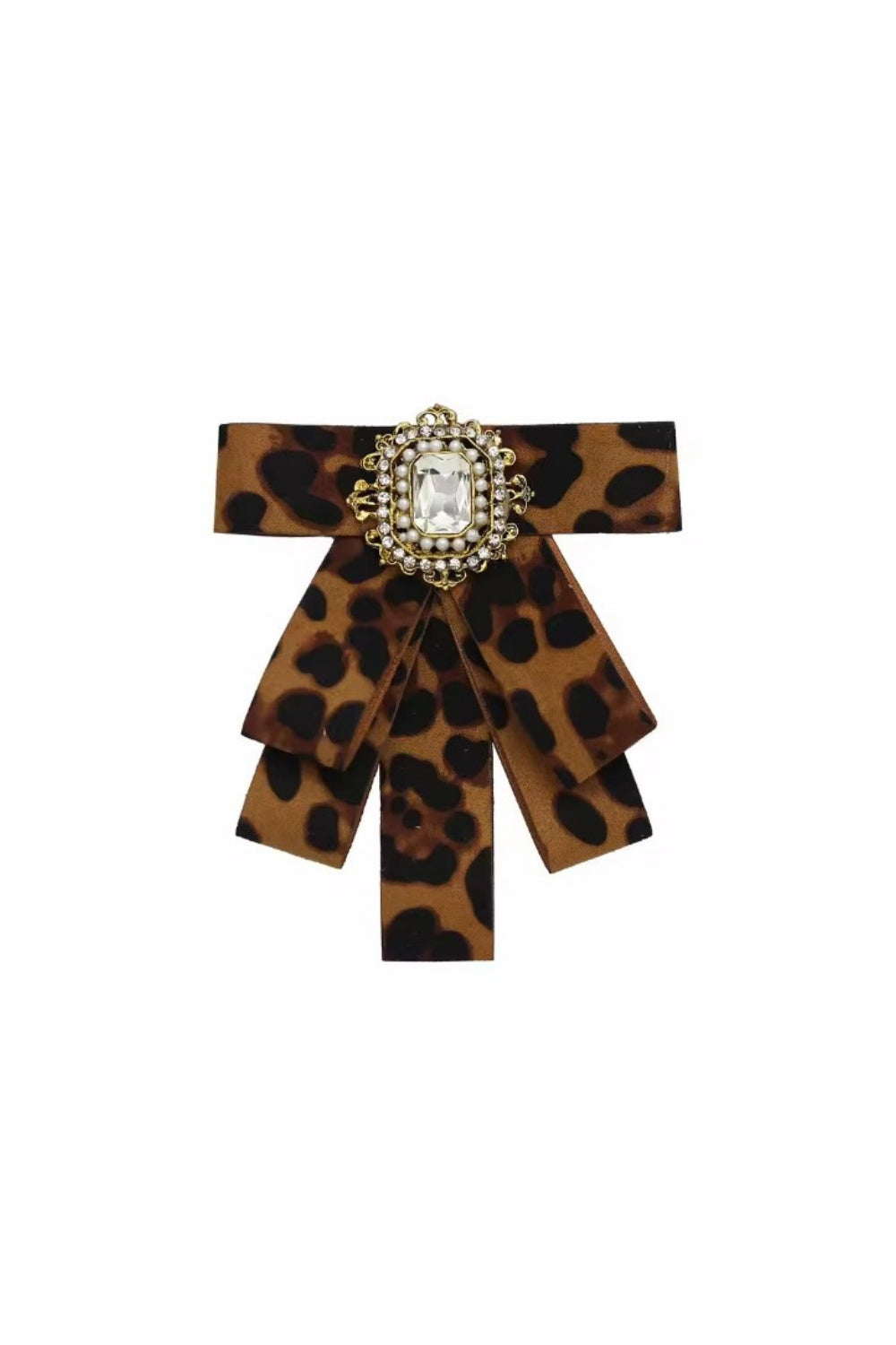 LADY LEOPARD COLLAR BROOCH