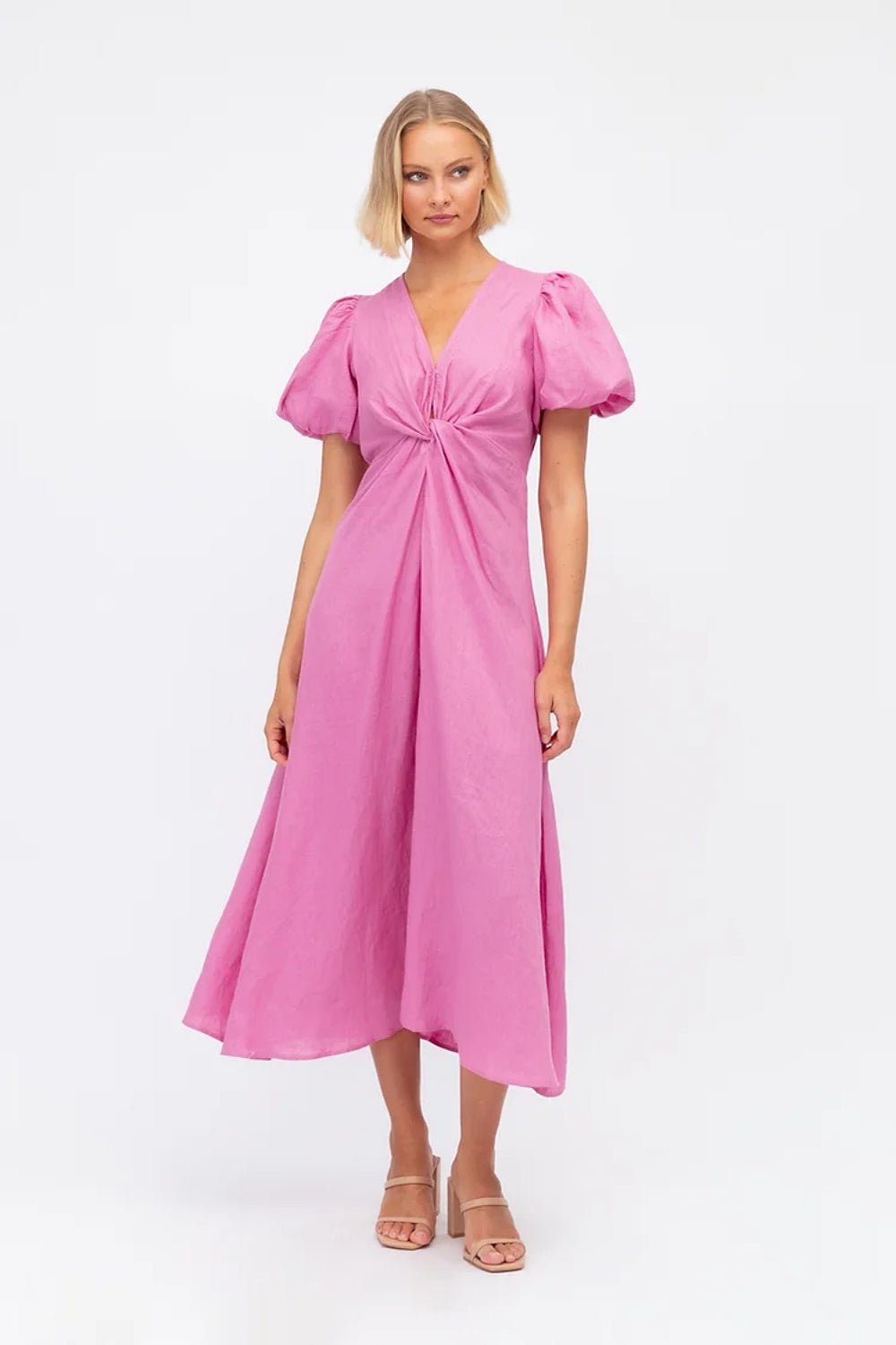 THE LONG LUNCH DRESS PINK