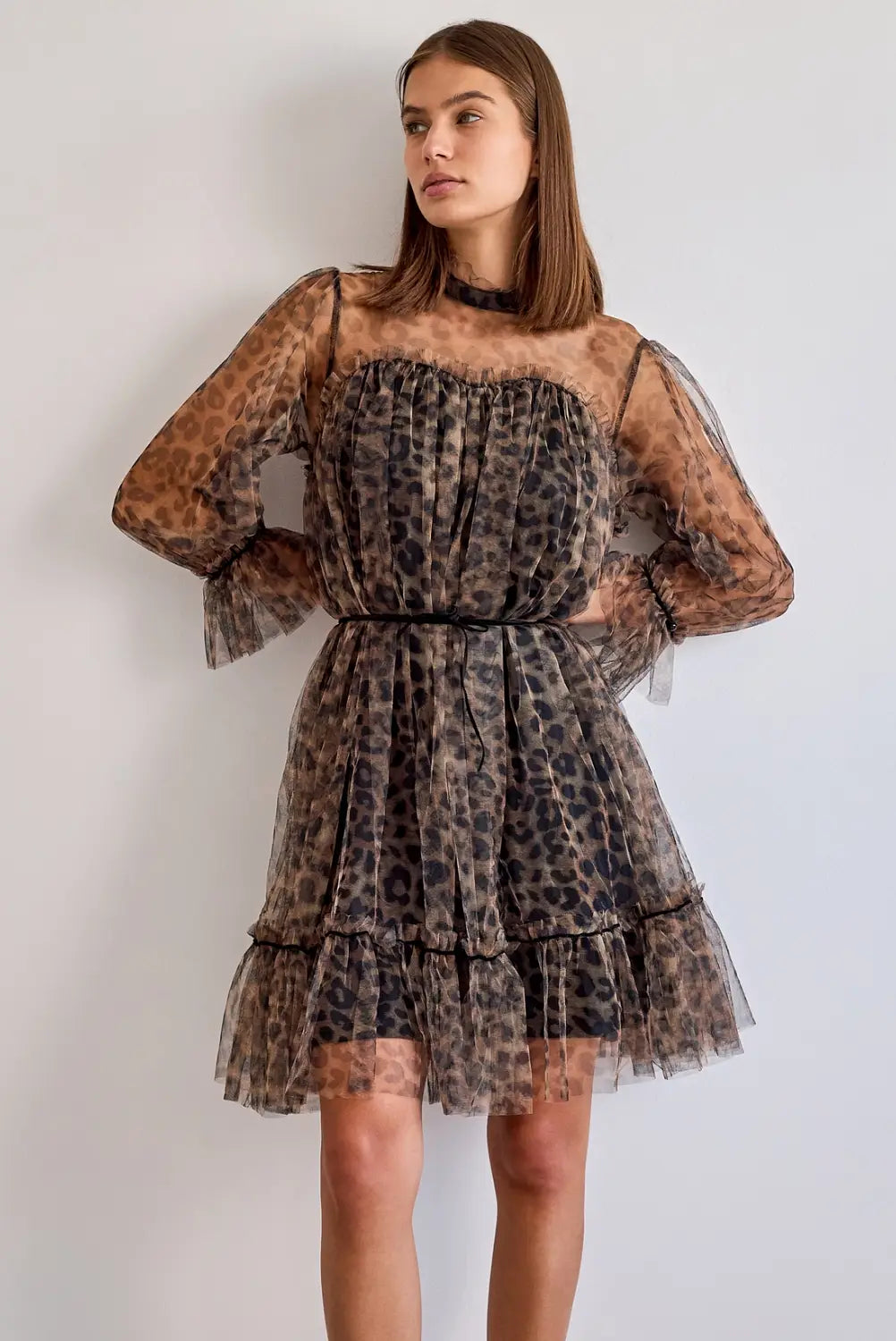 QUEEN OF THE JUNGLE MINI DRESS