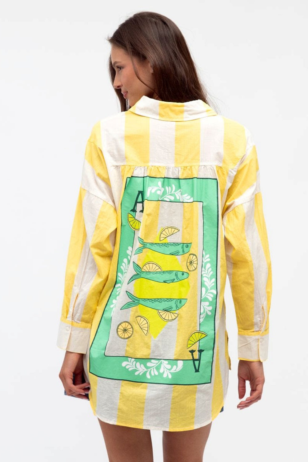 SARDINE STATE OF MIND SHIRT YELLOW