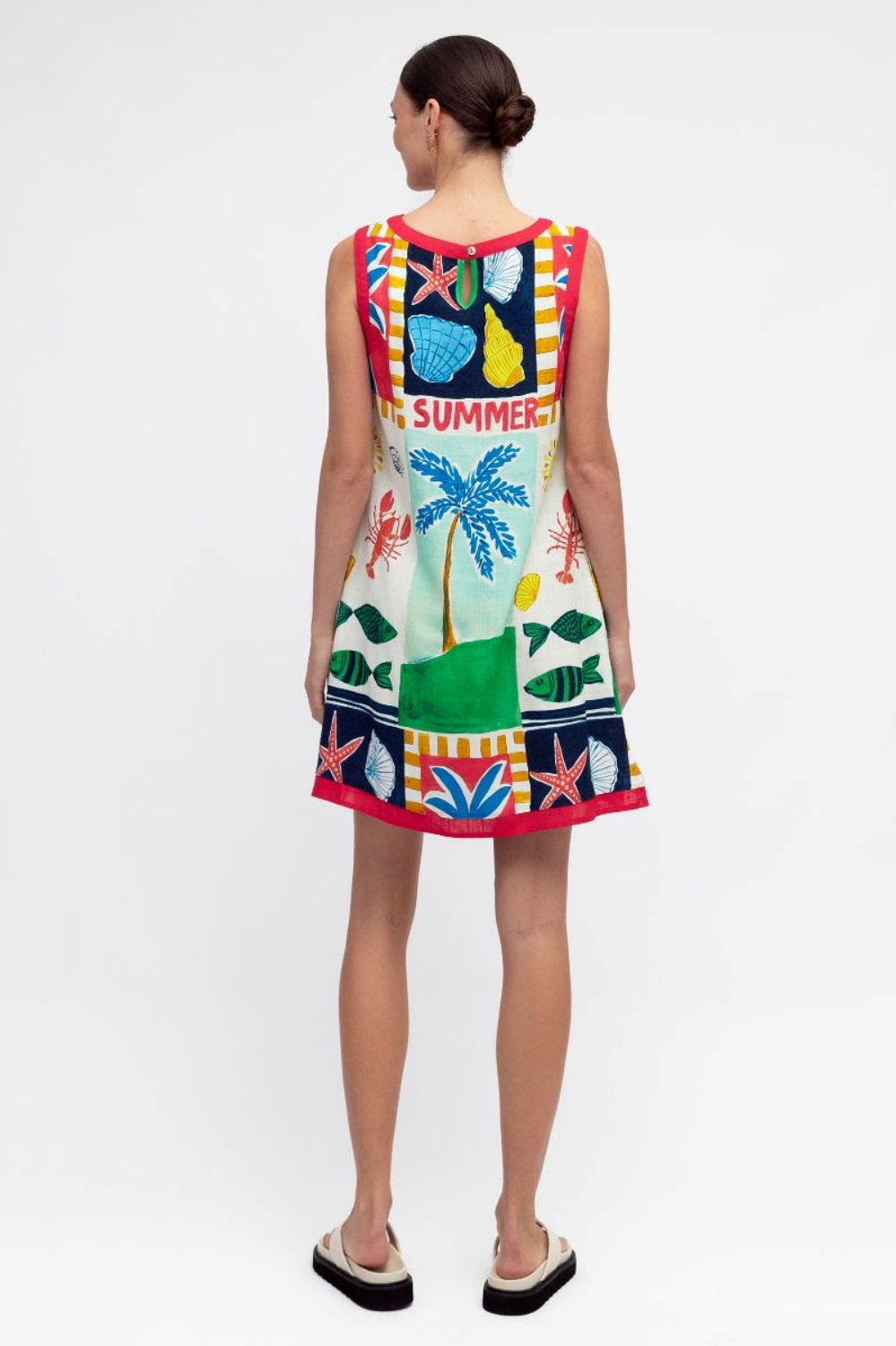 SUMMER SCENES SHIFT DRESS