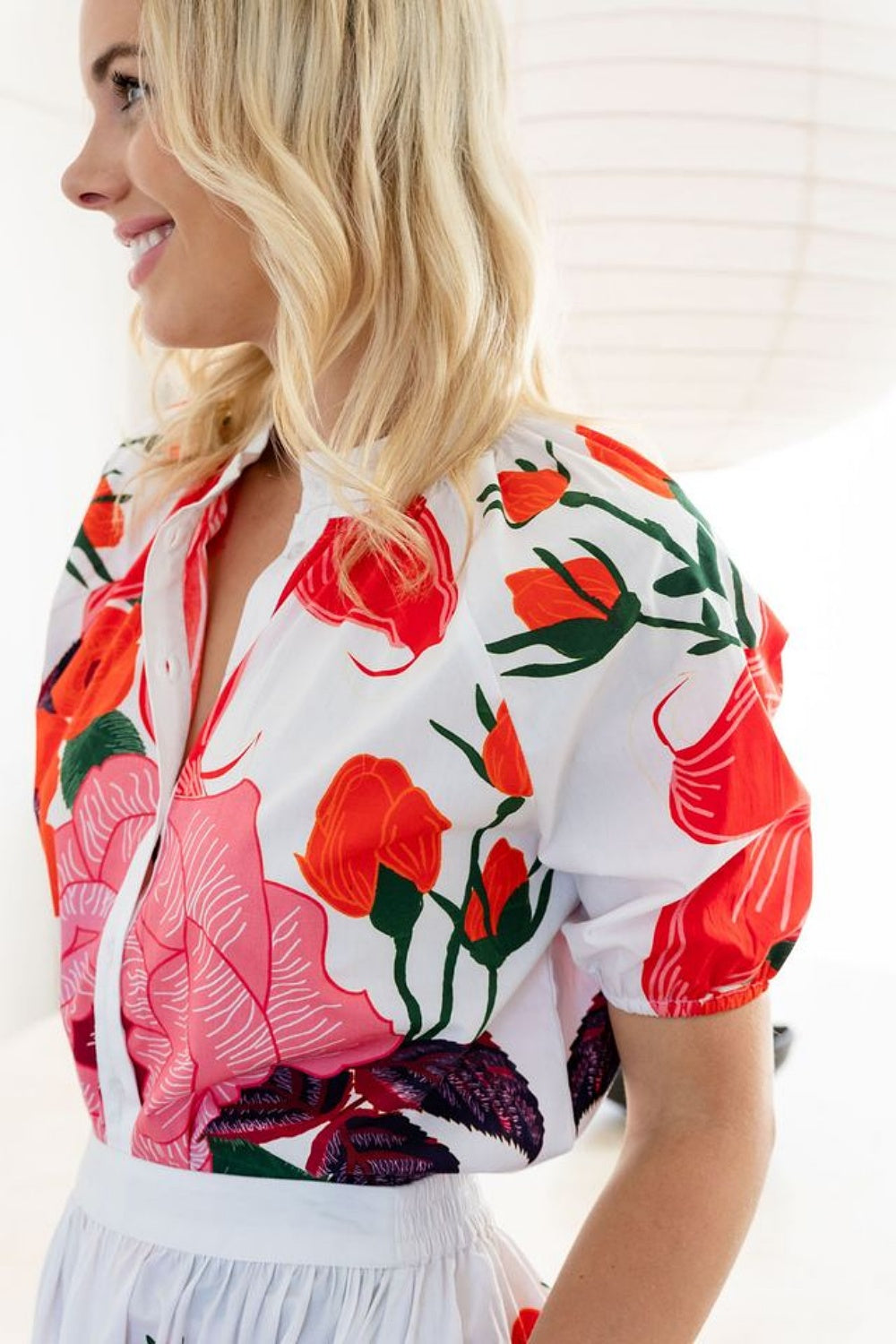 SPRING LUNCH BLOUSE WHITE