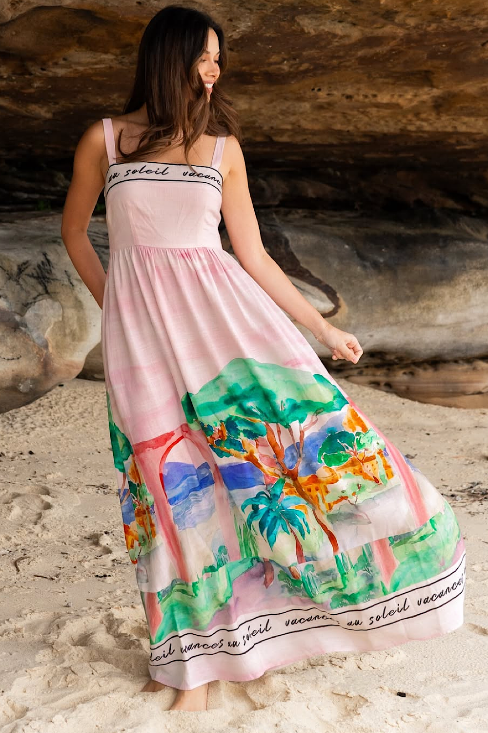 TAKE A BREAK MAXI DRESS