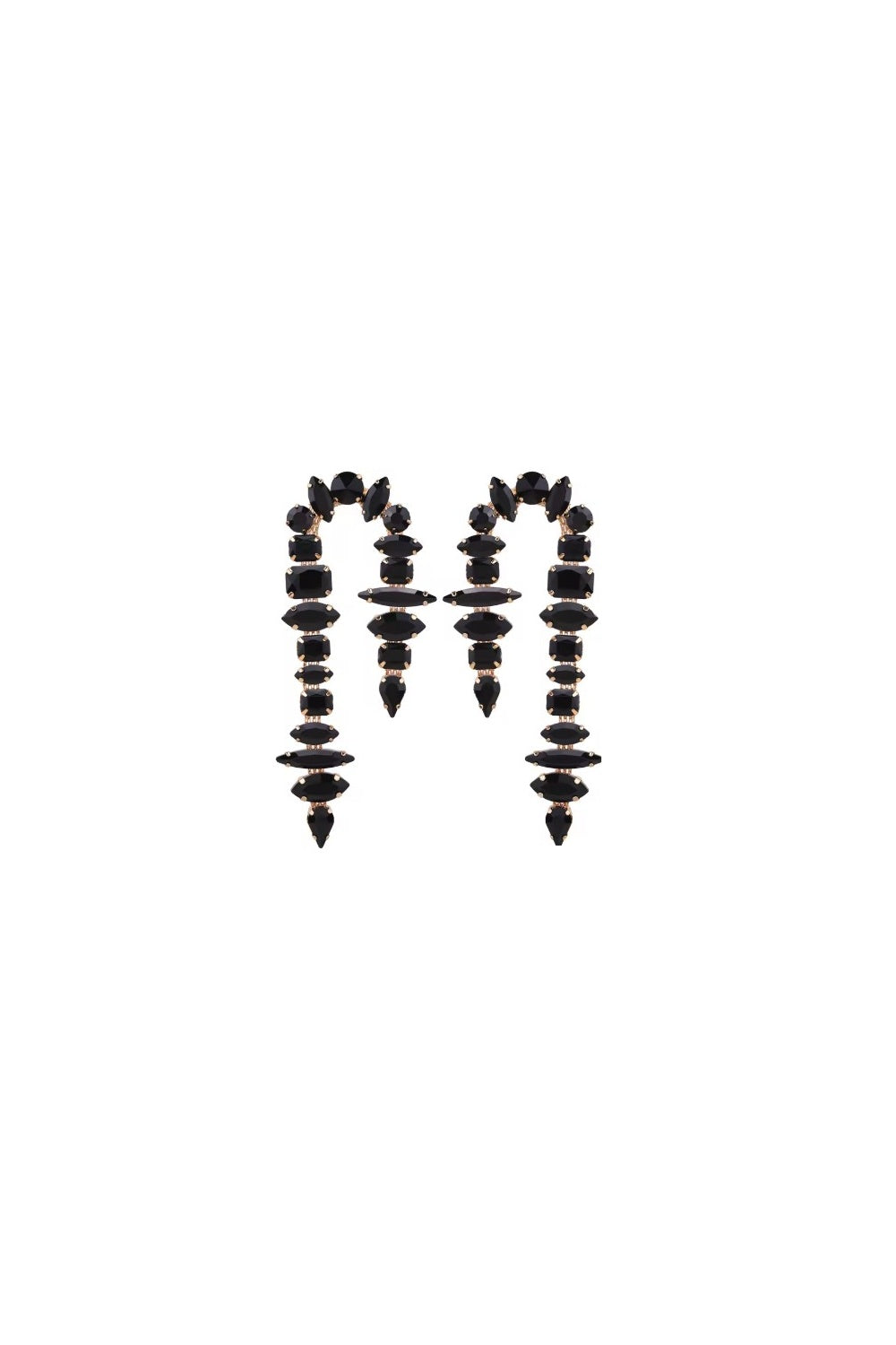 THE ARCHER EARRINGS BLACK