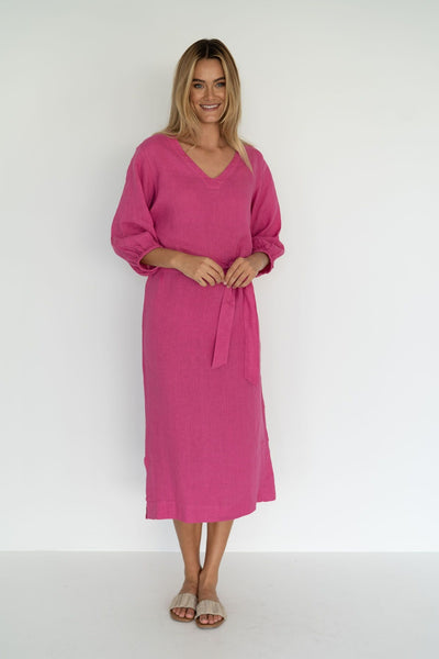 CUBA DRESS FUCHSIA