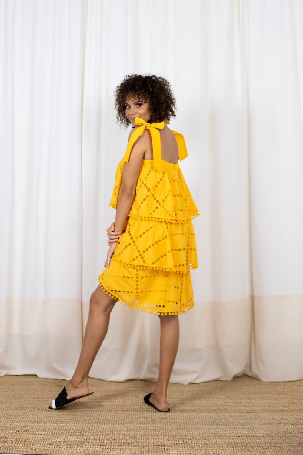 marigold dress short Vix: Pietra Short Dress (VG252010) M