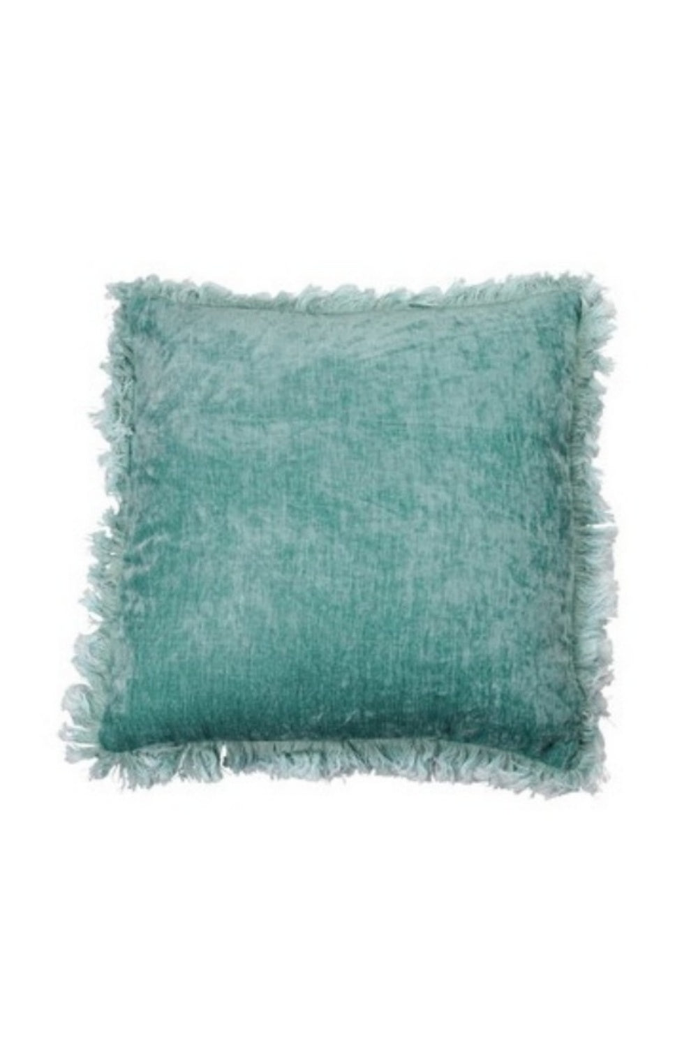 ORCA WASHED FRILL CUSHION SPEARMINT